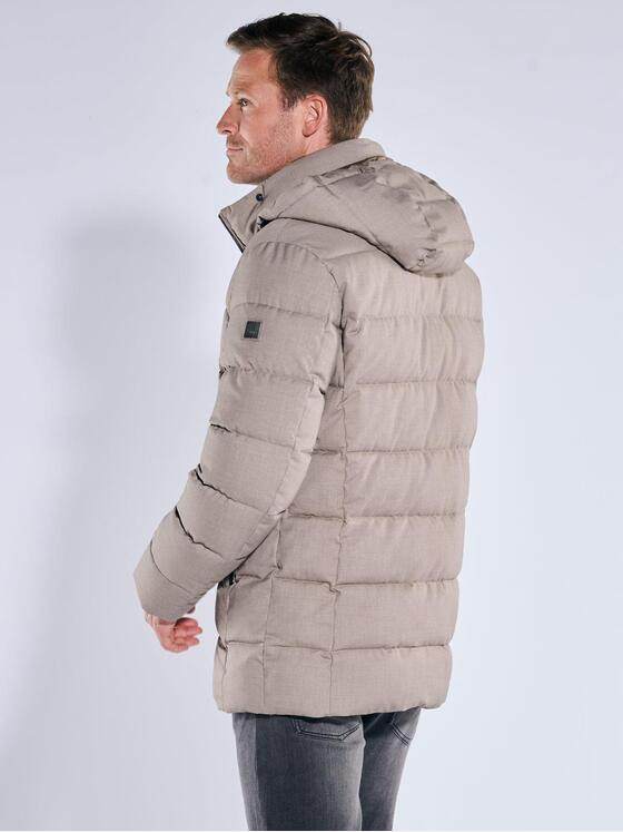 ENGBERS GERMANY Herren Jacke mit Funktionsdetails und innovativer Steppung Beige 39359