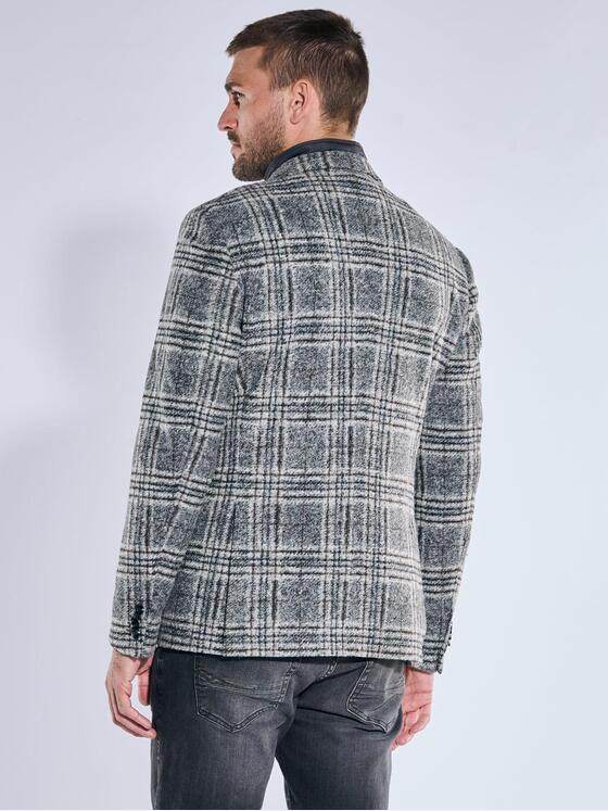 emilio adani Herren Sakko mit heraustrennbarm Inlet Silbergrau 39390