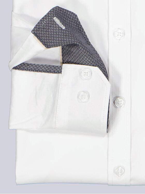 emilio adani Herren Hemd "My Favorite" Reinweiss 40502