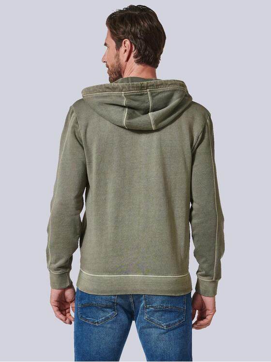 engbers Herren Sweatjacke mit Kapuze Braun 35316