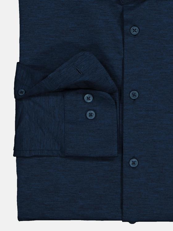 emilio adani Herren Funktions-Hemd Langarm Saphirblau 35841