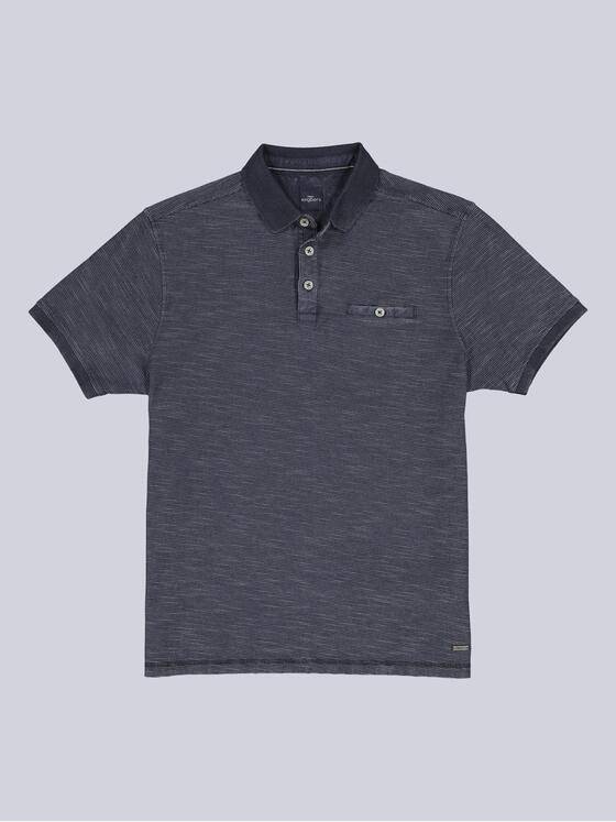 engbers Herren Polo-Shirt meliert Saphirblau 38966