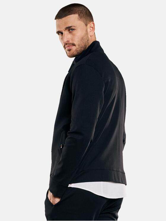 emilio adani Herren Blouson-Jacke Super-Stretch Schwarz 32973