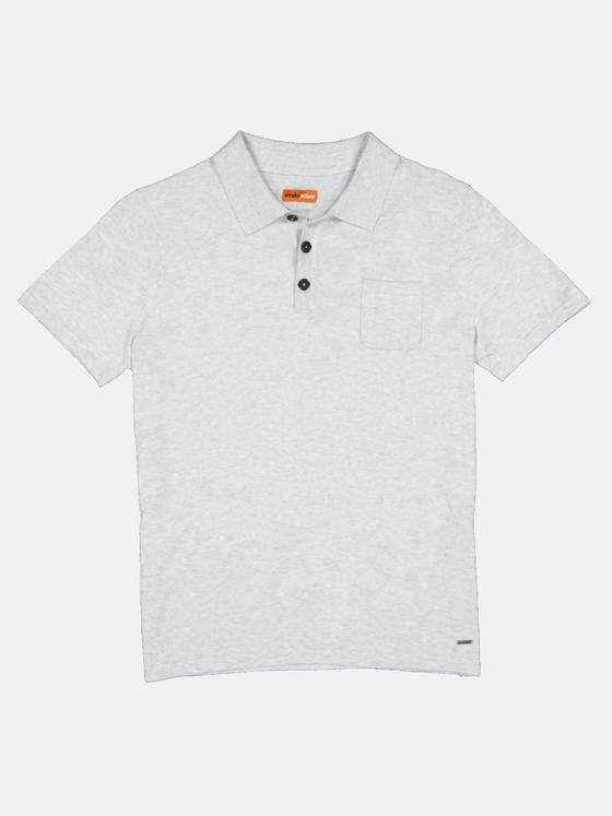 emilio adani Herren Polo-Shirt mit Brusttasche Grau 32806