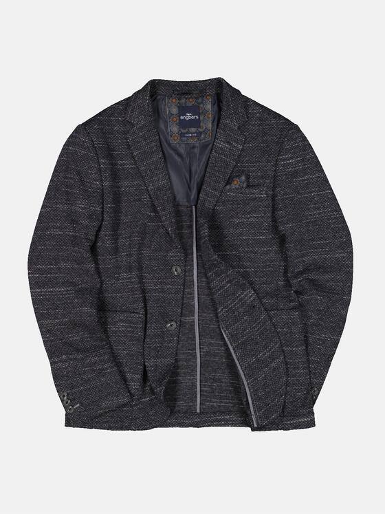 engbers Herren Sakko meliert Saphirblau 33600