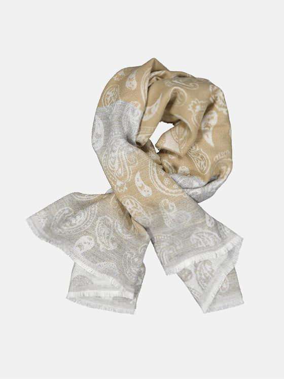 emilio adani Herren Schal gemustert Beige 33959