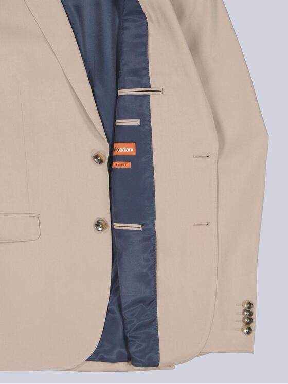 emilio adani Herren Anzug-Sakko slim fit Beige 38457