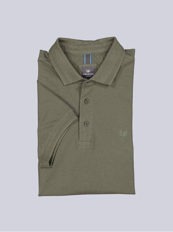 ENGBERS GERMANY Herren Polo-Shirt aus Pima-Baumwolle Oliv 38555