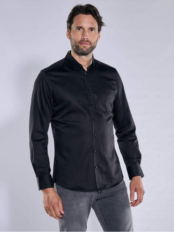 engbers Herren Hemd "My Favorite" Schwarz 35453