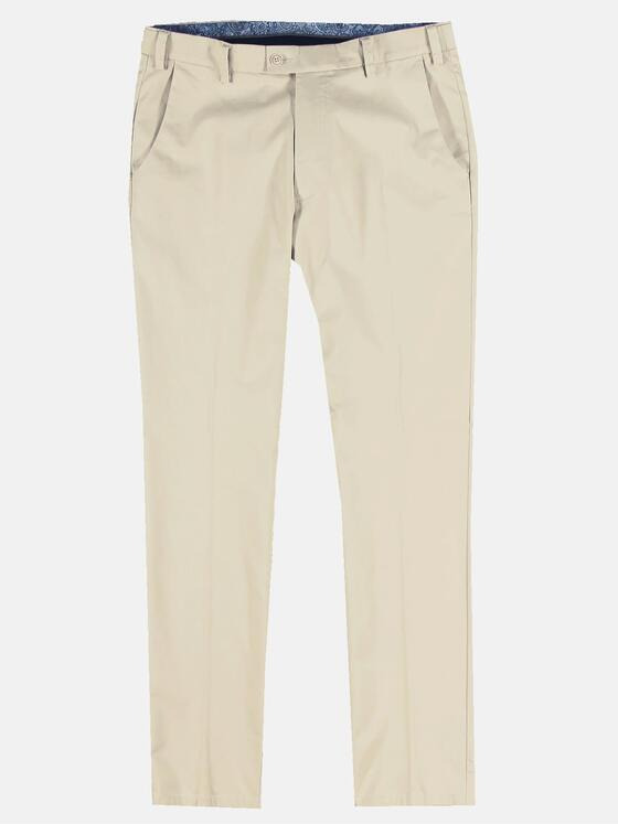 ENGBERS GERMANY Herren Elastische Slim Fit Chino Sand 31579
