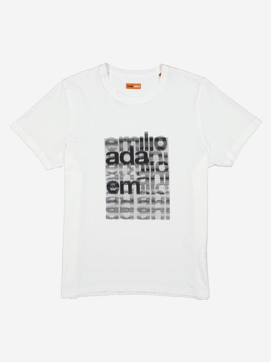 emilio adani Herren T-Shirt regular Weiß 37113