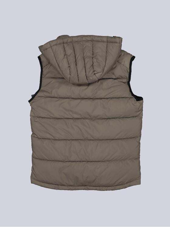 engbers Herren Steppweste mit abnehmbarer Kapuze Beige 35540