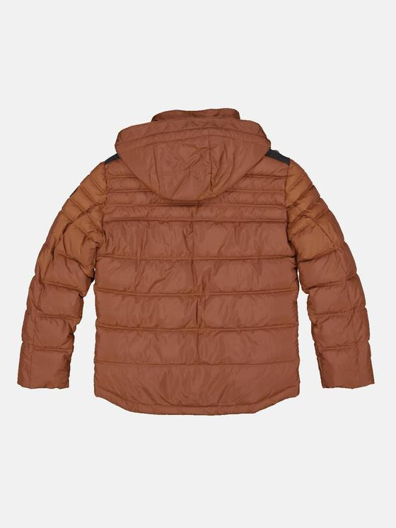 engbers Herren Steppjacke abnehmbarer Kapuze Orange 33556