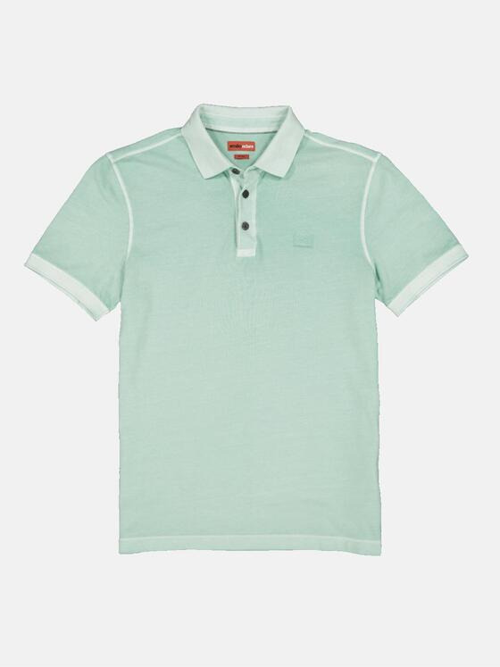 emilio adani Herren Polo-Shirt slim fit Türkis 35021