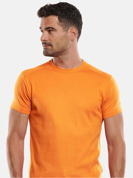 engbers Herren Basic-Shirt "My Favorite" Reinorange 33079
