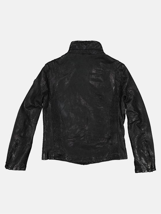 emilio adani Herren Lederjacke Schwarz 32414