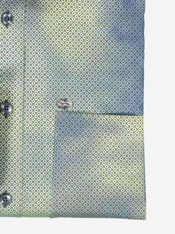 engbers Herren Langarm-Hemd gemustert Gelb 37660