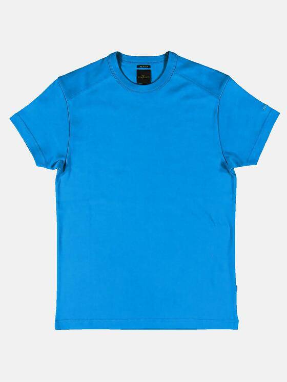 engbers Herren T-Shirt "My Favorite" Cyanblau 31089