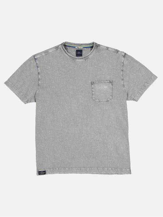 engbers Herren T-Shirt Rundhals uni Dunkelgrau 33113