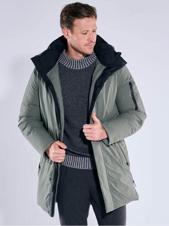 ENGBERS GERMANY Herren Jacke mit Funktionsdetails Gruen 39316