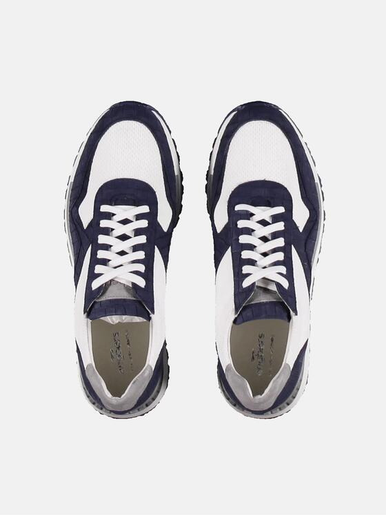 engbers Herren Sportiver Active-Sneaker mit rutschfester Sohle Marineblau 29547