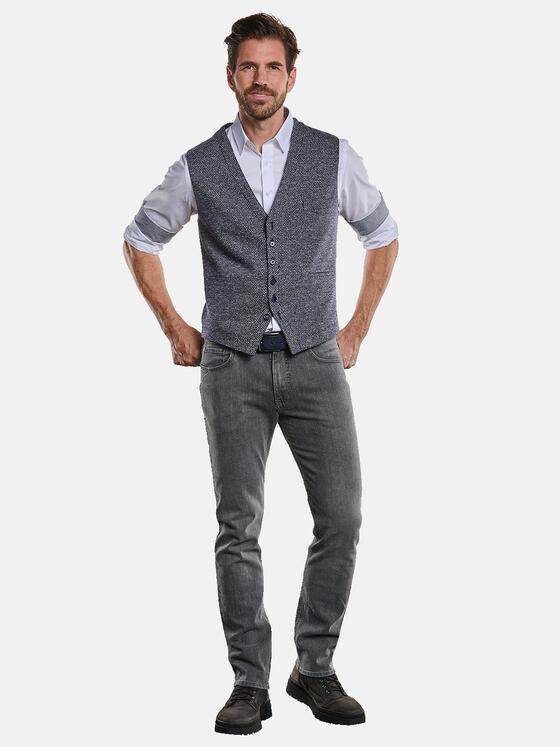 engbers Herren Sakko-Weste regular Blau 34077
