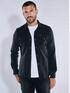 emilio adani Overshirt slim fit Schwarz