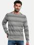 engbers Pullover gestreift Silbergrau engbers Pullover gestreift Silbergrau