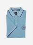engbers Polo-Shirt regular Mittelblau