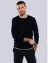 emilio adani Pullover regular Schwarz