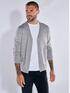 emilio adani Strickjacke uni Silbergrau