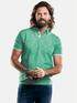 emilio adani Poloshirt mit modischem Button Down Kragen Signalgrün