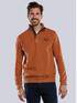 engbers Sweatshirt mit Troyerkragen Rostorange engbers Sweatshirt mit Troyerkragen Rostorange