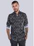 emilio adani Langarm-Hemd mit digitalem All-Over-Print Schwarz emilio adani Langarm-Hemd mit digitalem All-Over-Print Schwarz