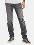 emilio adani Super Stretch Jeans mit Destroy Effekten Kieselgrau