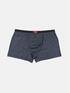 emilio adani Formbeständige Boxershorts mit stylischem Muster Saphirblau