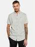 emilio adani Kurzarm-Hemd slim fit Silbergrau