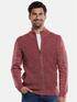 engbers Strickjacke mit Zopfmuster Karminrot engbers Strickjacke mit Zopfmuster Karminrot