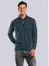 engbers Langarm-Shirt mit Polo-Kragen Petrolblau engbers Langarm-Shirt mit Polo-Kragen Petrolblau