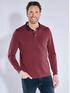 engbers Langarm-Shirt mit Polo-Kragen Rot