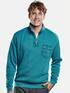 engbers Sweatshirt mit Rippenstruktur Petrol engbers Sweatshirt mit Rippenstruktur Petrol