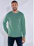 emilio adani Pullover aus italienischer Baumwolle Petrolgruen