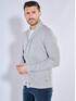 emilio adani Strickjacke regular Silbergrau