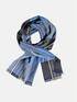 engbers Schal gemustert Mittelblau