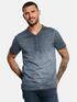 emilio adani Henley T-Shirt Saphirblau
