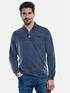 engbers Langarm Poloshirt mit Kontrastnähten Marineblau engbers Langarm Poloshirt mit Kontrastnähten Marineblau