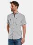engbers Kurzarm-Hemd mit Minimalprint Reinweiss engbers Kurzarm-Hemd mit Minimalprint Reinweiss
