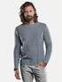 emilio adani Pullover in modischer Ringeloptik Marineblau
