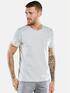 emilio adani T-Shirt in Ottoman-Qualität Hellgrau