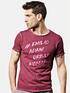 emilio adani Rundhals T-Shirt Rubinrot